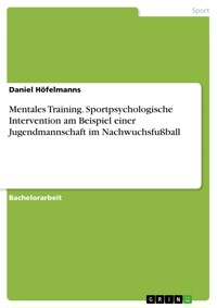 Mentales Training. Sportpsychologische Intervention am Beispiel einer Jugendmannschaft im Nachwuchsfußball - Daniel Höfelmanns - E-Book