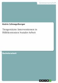 Tiergestützte Interventionen in Hilfekontexten Sozialer Arbeit - Katrin Schnegelberger - E-Book