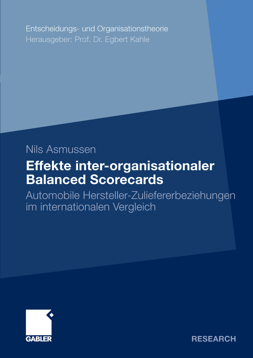 Effekte inter-organisationaler Balanced Scorecards - Nils Asmussen - E-Book