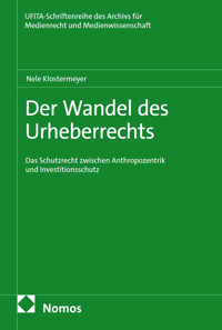 Der Wandel des Urheberrechts - Nele Klostermeyer - E-Book