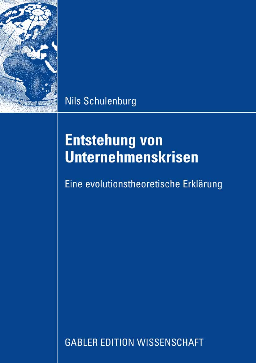 Entstehung von Unternehmenskrisen - Nils Schulenburg - E-Book