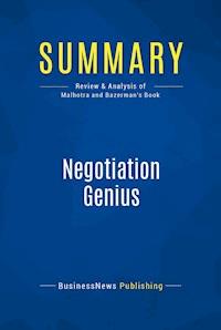 Summary: Negotiation Genius - BusinessNews Publishing - E-Book