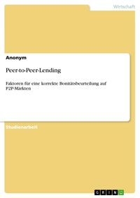 Peer-to-Peer-Lending -  - E-Book
