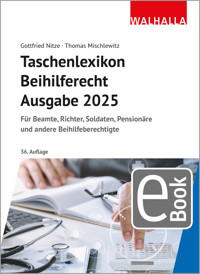 Taschenlexikon Beihilferecht Ausgabe 2025 - Gottfried Nitze - E-Book