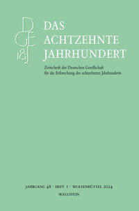 Das achtzehnte Jahrhundert 48/1 -  - E-Book
