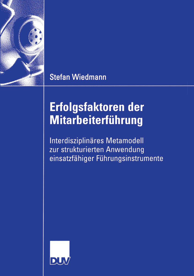 Erfolgsfaktoren der Mitarbeiterführung - Stefan Wiedmann - E-Book