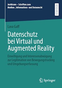 Datenschutz bei Virtual und Augmented Reality - Lava Gaff - E-Book