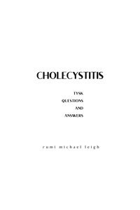 Cholecystitis - Rumi Michael Leigh - E-Book