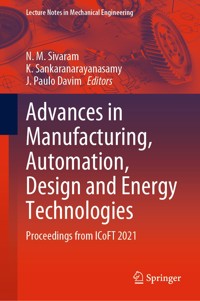 Advances in Manufacturing, Automation, Design and Energy Technologies -  - E-Book