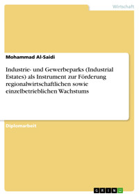 Industrie- und Gewerbeparks (Industrial Estates) als Instrument zur Förderung regionalwirtschaftlichen sowie einzelbetrieblichen Wachstums - Mohammad Al-Saidi - E-Book