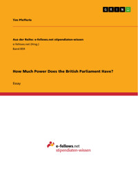 How Much Power Does the British Parliament Have? - Tim Pfefferle - E-Book