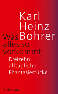 Was alles so vorkommt - Karl Heinz Bohrer - E-Book