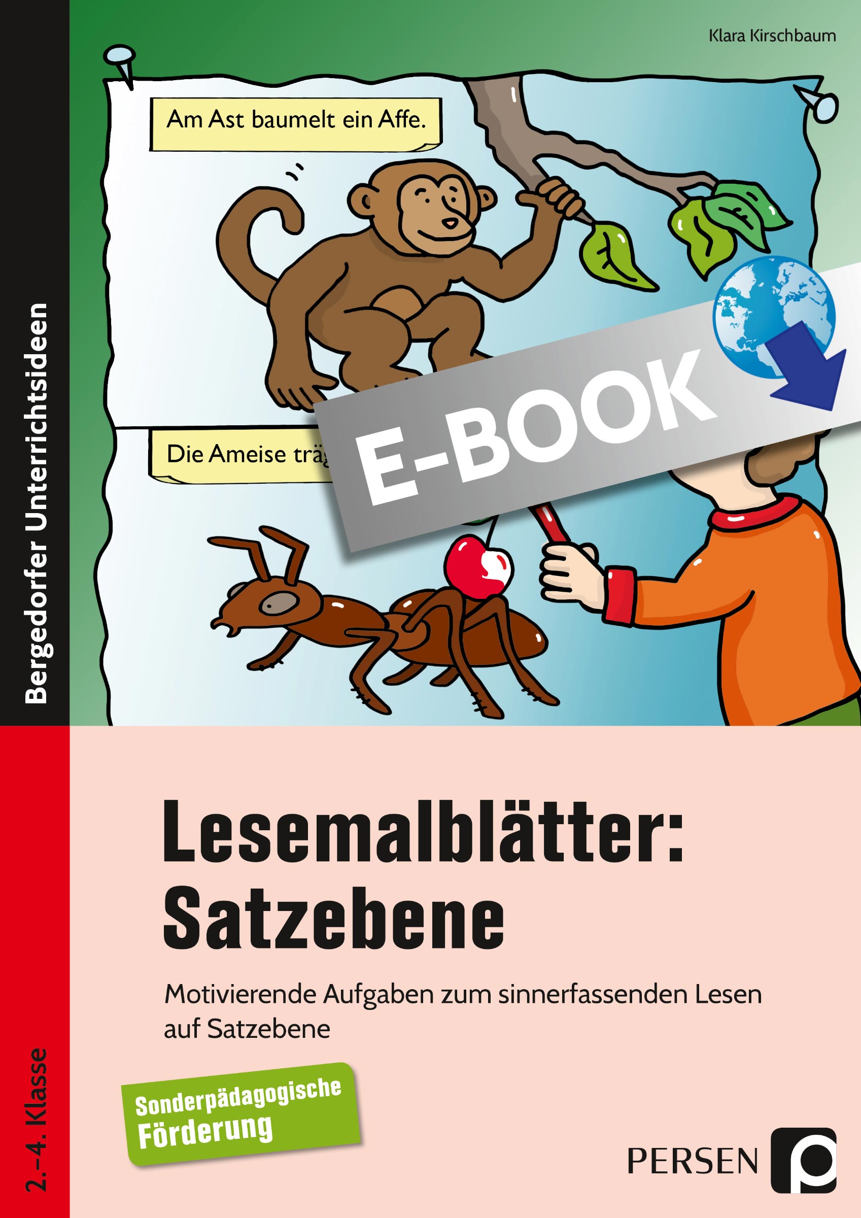 Lesemalblätter: Satzebene - Klara Kirschbaum - E-Book