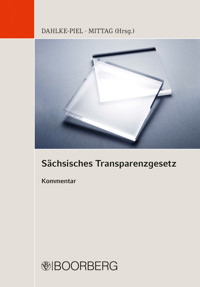 Sächsisches Transparenzgesetz - Matthias Mittag - E-Book