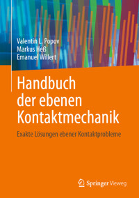 Handbuch der ebenen Kontaktmechanik - Valentin L. Popov - E-Book
