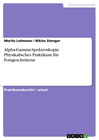 Alpha-Gamma-Spektroskopie. Physikalisches Praktikum für Fortgeschrittene - Moritz Lehmann - E-Book