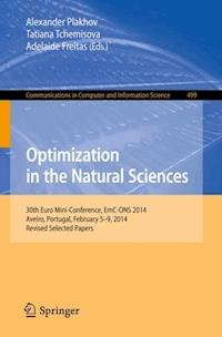 Optimization in the Natural Sciences -  - E-Book