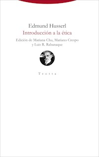 Introducción a la ética - Edmund Husserl - E-Book