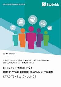 Elektromobilität. Indikator einer nachhaltigen Stadtentwicklung? - Julian Gerlach - E-Book