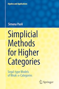 Simplicial Methods for Higher Categories - Simona Paoli - E-Book
