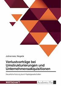Verlustvorträge bei Umstrukturierungen und Unternehmensakquisitionen. Steuerliche Nutzung durch Kapitalgesellschaften - Johannes Hegele - E-Book