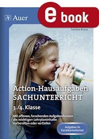 Action-Hausaufgaben Sachunterricht 3+4 - Sandra Sommer - E-Book