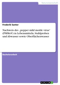 Nachweis des „pepper mild mottle virus“ (PMMoV) in Lebensmitteln, Stuhlproben und Abwasser sowie Oberflächenwasser - Frederik Santer - E-Book