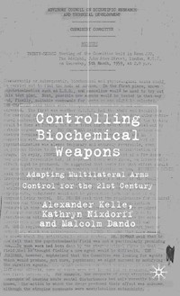Controlling Biochemical Weapons - A. Kelle - E-Book