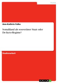 Somaliland als souveräner Staat oder De-facto-Regime? - Ann-Kathrin Falke - E-Book