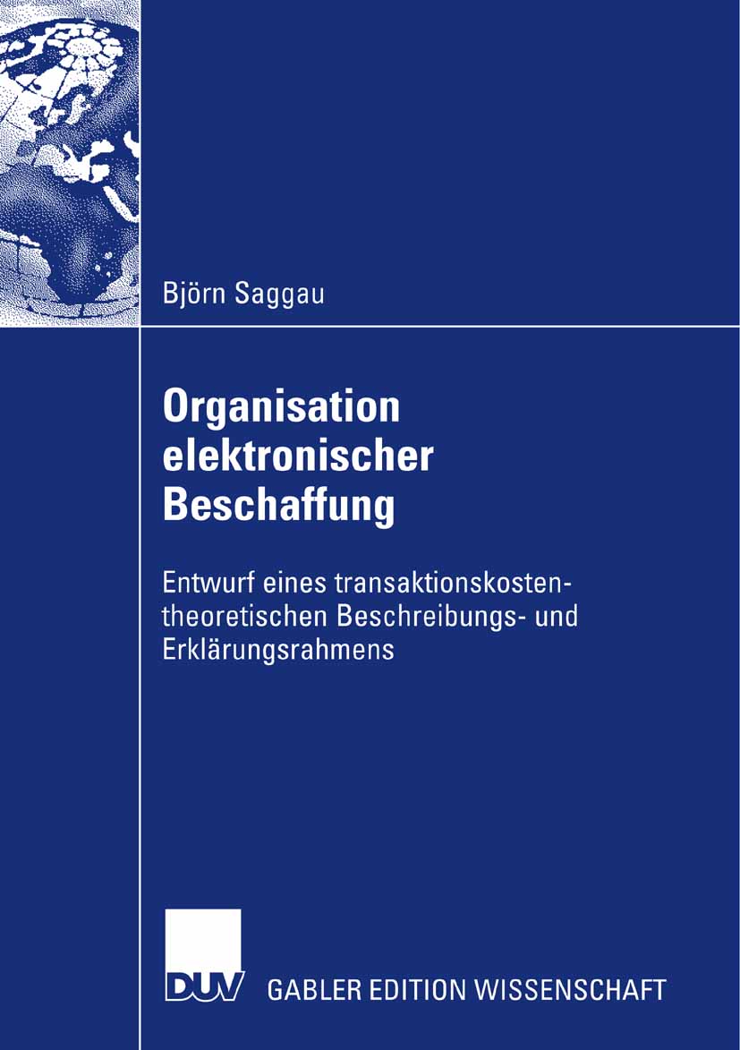 Organisation elektronischer Beschaffung - Björn Saggau - E-Book