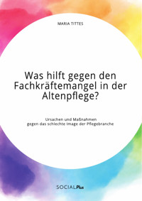Was hilft gegen den Fachkräftemangel in der Altenpflege? Ursachen und Maßnahmen gegen das schlechte Image der Pflegebranche - Maria Tittes - E-Book
