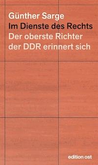 Im Dienste des Rechts - Günther Sarge - E-Book