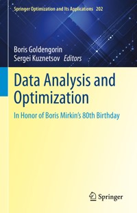 Data Analysis and Optimization -  - E-Book