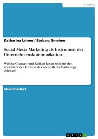 Social Media Marketing als Instrument der Unternehmenskommunikation - Katharina Lahner - E-Book