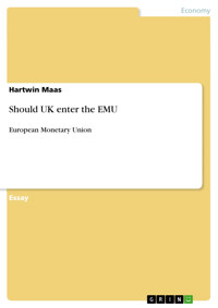Should UK enter the EMU - Hartwin Maas - E-Book