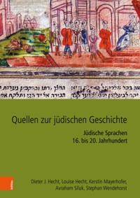 Quellen zur jüdischen Geschichte im Heiligen Römischen Reich und seinen Nachfolgestaaten - Dieter J. Hecht - E-Book