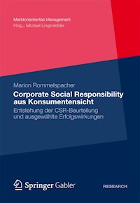 Corporate Social Responsibility aus Konsumentensicht - Marion Rommelspacher - E-Book