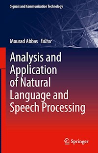 Analysis and Application of Natural Language and Speech Processing - - E-Book