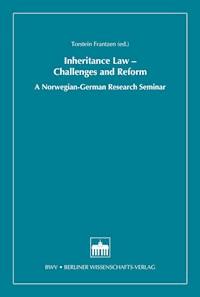 Inheritance Law - Challenges and Reform - - E-Book