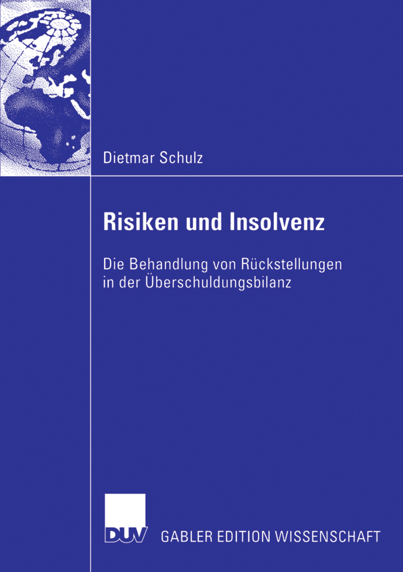 Risiken und Insolvenz - Dietmar Schulz - E-Book