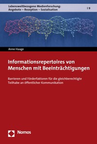 Informationsrepertoires von Menschen mit Beeinträchtigungen - Anne Haage - kostenlos E-Book