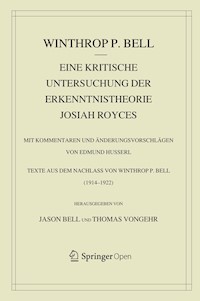 Eine kritische Untersuchung der Erkenntnistheorie Josiah Royces - Winthrop Bell - E-Book