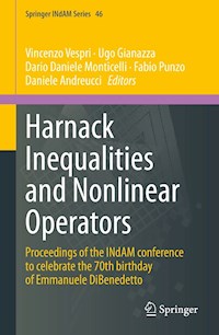 Harnack Inequalities and Nonlinear Operators -  - E-Book