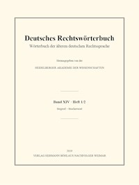Deutsches Rechtswörterbuch -  - E-Book