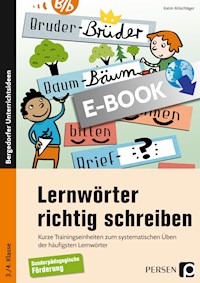 Lernwörter richtig schreiben - Katrin Ahlschläger - E-Book