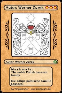 The noble Polish Laussen family. Die adlige polnische Familie Laussen. - Werner Zurek - E-Book