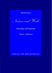 Namen und Werke 7 - Hinrich Jantzen - E-Book