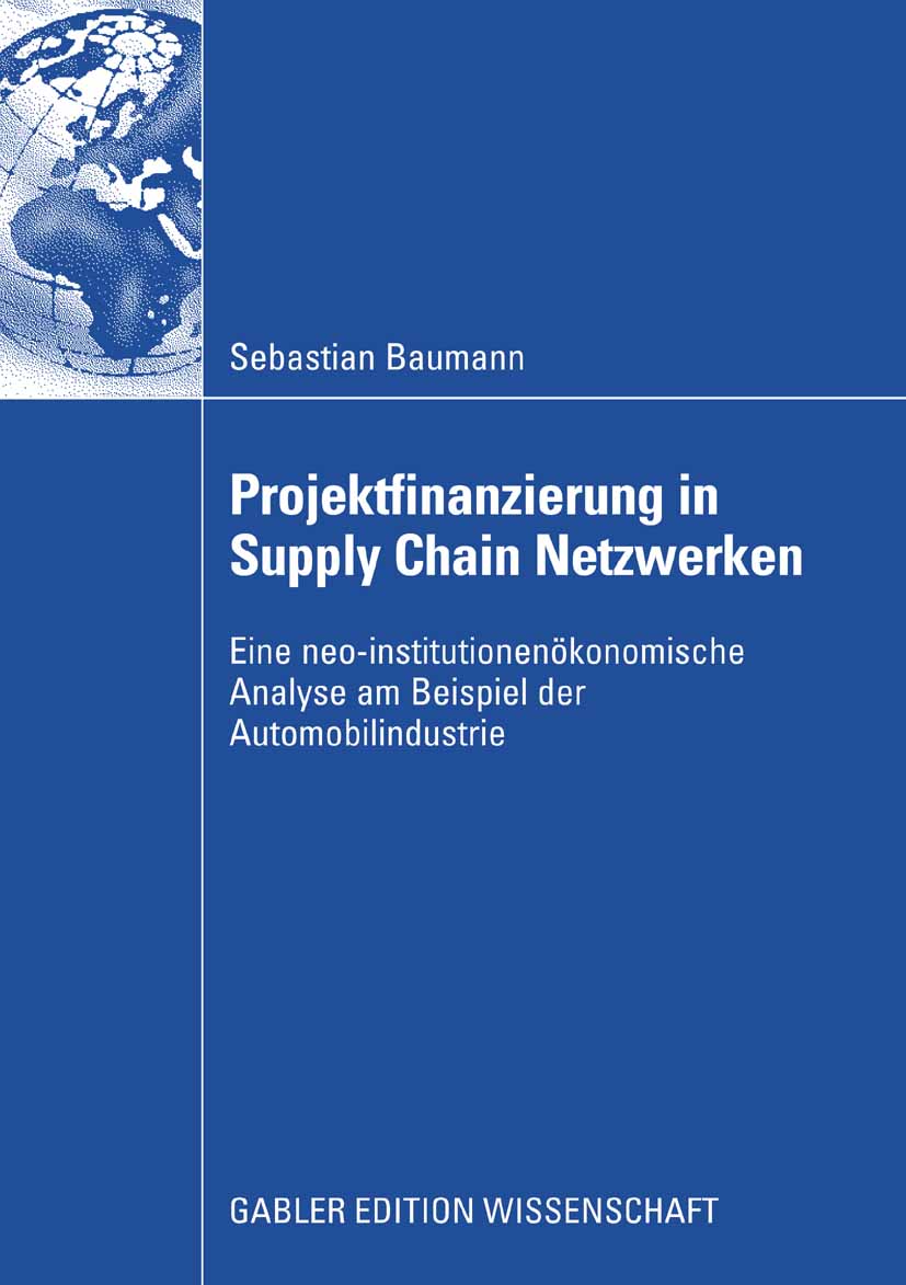 Projektfinanzierung in Supply Chain Netzwerken - Sebastian Baumann - E-Book