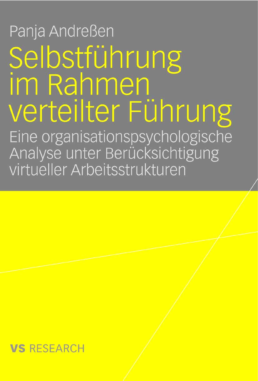 Selbstführung im Rahmen verteilter Führung - Panja Andreßen - E-Book