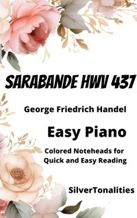 Sarabande HWV 437 Easy Piano Sheet Music with Colored Notation - SilverTonalities - E-Book